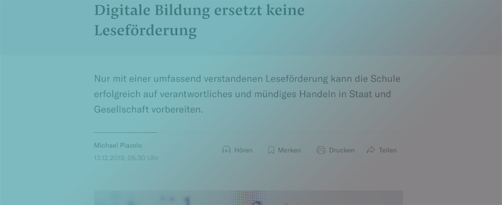 Education minister says Bavarian education policy concurs with E-READ findings as laid down in the Stavanger Declaration